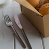Box - Label Lock Closed Heat Resistant Kraft Paper Disposable Lunch Box Is Oil Resistant to Hot and Cold Foods Food Box