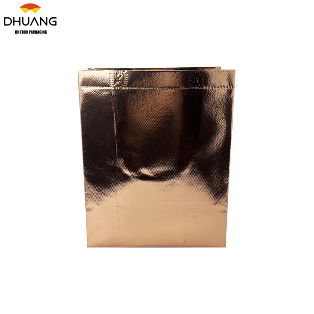 Aluminum Foil-coated Non-woven Fabric Gift Bag with Laser-etched Customized Printing of LOGO Shopping Bag