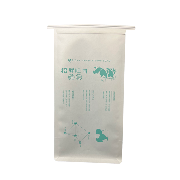 Wire Paper Bag Bread Biscuit Packaging with Transparent Window and Custom logo Printing for Bakery Custom Bread Bags