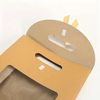 New Style Self-Supporting Kraft Paper Bag Hand-Held Flip Cover for Christmas Valentine's Day Spring Festival Wedding Party Bags