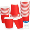 Red Paper Cups Mouthwash Disposable Bathroom Small Paper Birthday Parties Picnics Custom Paper Cups