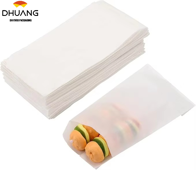 200 Pcs Small Glassine Bags Flat Semi-Transparent Paper Bags for Party Favor Cookies Candies Chocolate CUSTOM BREAD BAGS