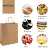 Wholesale Kraft Paper Gift Bag for Weddings and Parties for Gifts Shopping Bag