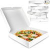 White Pizza Box for Homemade Pizzas and Crafts Homemade Cookies Taco Custom Pizza Boxes