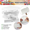 White Homemade Pizza and Craft Paper Boxes for Your Creative Projects and Pizzas