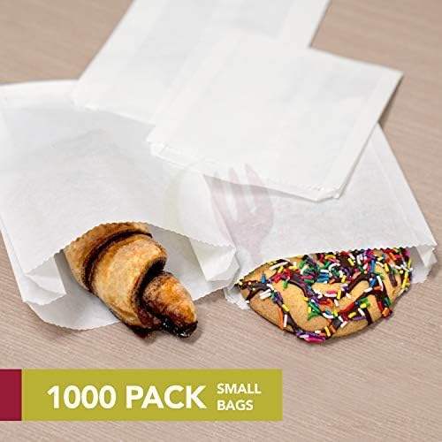 White Grease Resistant Gusseted Paper Sandwich Bags for Packaging for Sandwiches and Deli Foods Oil-proof Paper Bag