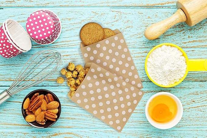 Cellophane Packaging Bags Oil-proof Snack and Popcorn Bags Used for Packaging Goods Oil-proof Paper Bag