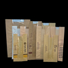 Kraft Paper Bag with Tin Tie Label with clear Window Toast Paper Bag with Your Own logo Oil-proof Paper Bag Custom Bread