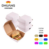 Eco-Friendly Bulk Burger Boxes with Custom Logo Low-Cost Leak/Greaseproof Takeout Buger Boxes