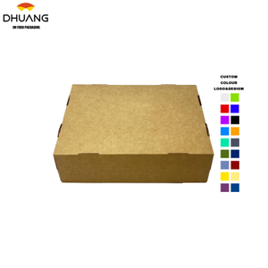 Custom Printed LOGO Flip-top Folding Packaging Box for Fried Chicken That Is Resistant to Oil and Grease Spillage Food Box