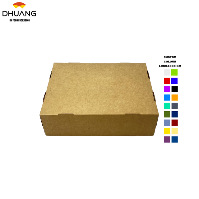 Custom Printed LOGO Flip-top Folding Packaging Box for Fried Chicken That Is Resistant to Oil and Grease Spillage Food Box