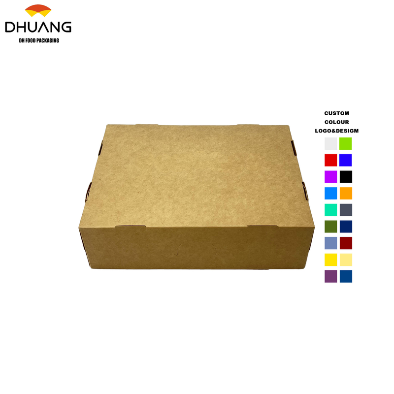 Custom Printed LOGO Flip-top Folding Packaging Box for Fried Chicken That Is Resistant to Oil and Grease Spillage Food Box