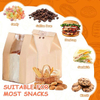 Window Paper Bags Homemade Bread Bags Kraft Paper Baked Goods Packaging Storage Custom Bread Bags