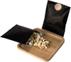 Flat Paper Treatment Bag Black Greaseproof Baking Cookie Paper Bag Candy Chocolate Pastry Oil-proof Paper Bga