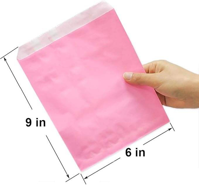 Custom Size Kraft Paper Treat Bags for Candy Buffet for Wrapping Cookies Bread Hamburgers Chemicals Oil-proof Paper Bag