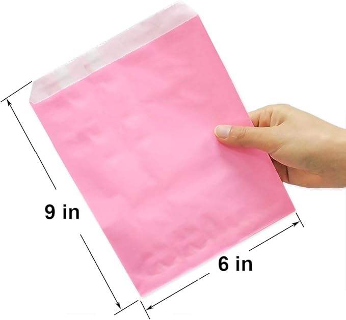Custom Size Kraft Paper Treat Bags for Candy Buffet for Wrapping Cookies Bread Hamburgers Chemicals Oil-proof Paper Bag