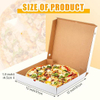 Bulk square Cardboard Reusable Pizza Container for Takeout Bakery Restaurant Pizza Party Supplies Custom Pizza Boxs