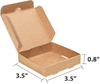 120 Disposable Mini Pizza Boxes Cookies Mini Pies Party Favors and Crafts Brown Pizza Boxes Custom Pizza Boxs
