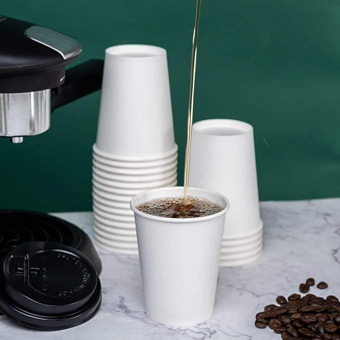 Paper Disposable Coffee Cups for Hot and Cold Drinks Coffee Shops Offices and Restaurants Coffee Cup