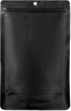 Matte Metallic Ziplock Plastic Bags Clear Front Window Heat-Sealable Resealable Solid Color Pouches for Food Storage Stand