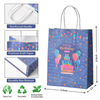 Custom Cartoon Style Kraft Paper Handbags for Holiday Packaging Advanced Sense Cross-Border Birthday Gift Bags