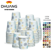 3 oz Eco-Friendly Floral Single Wall Craft Paper Cups Disposable Mini Bathroom Mouthwash Cups Custom Logo Print Versatile Design