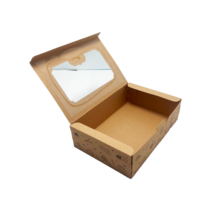 Baked Packaging Box for Mooncakes Cake and Desserts for Takeout It Comes with String and Labels Food Box