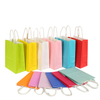Wholesale Customized Pattern LOGO Sizes Paper Bags with Handles Paper Retail Restaurant and Cafe Shopping Bag