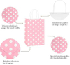 Small Paper Gift Bag Recyclable Kraft Paper with Handles Shopping Party Custom Shopping Bag