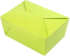 Box - Label Lock Closed Heat Resistant Green Disposable Lunch Box Oil Resistant to Hot and Cold Foods Food Box