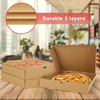 Small Pizza Box Kraft Pizza Box Can Be Reused for Takeaway Cookies Cakes Food Custom Pizza Boxs
