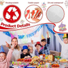 2-pound Disposable Paper Food Trays Decorated for Mardi Gras Party Nachos Hot Dogs Mardi Gras Circus Themed Party Supplies