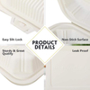 Food Container 8 X 8 Inch Disposable Fast Food Carton with Lid