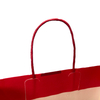 Custom Brown Kraft Paper Bag Carrier Retail Store Custom Paper Bags with Your Own logo Shopping Bags