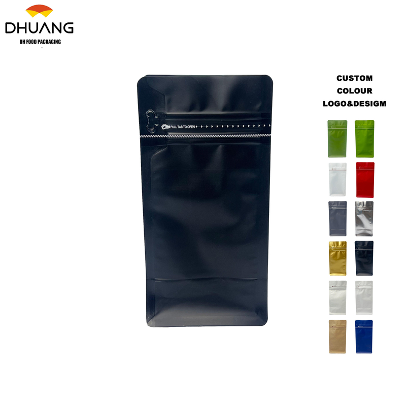 Customized logo Coffee Packaging Bags with Octagonal Sealing Design Suitable for Coffee Beans Storage Coffee Bags