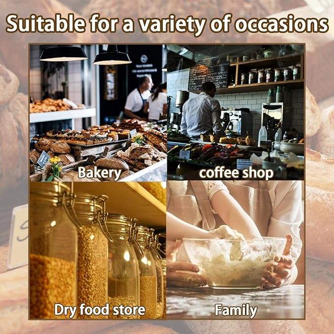Window-type Kraft Paper Bread Bags Can Be Used for Baking and Storing Bread in Bakeries Window-type Custom Bread Bags