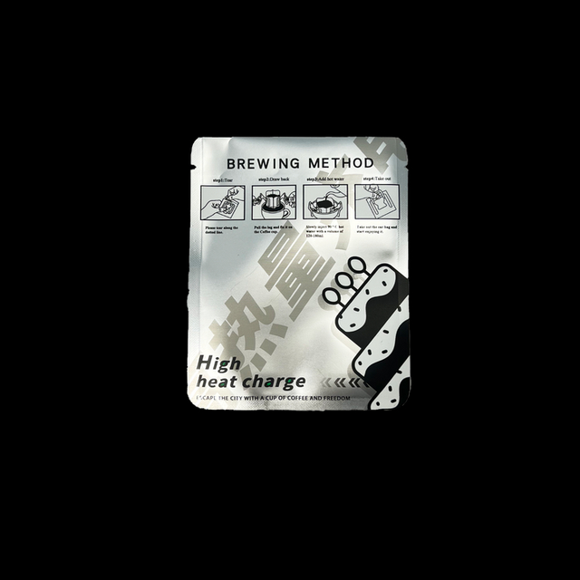 Hang-Ear Packaging Bag - Disposable Portable Three-Sided Sealed Coffee Powder Filter Paper Coated Aluminum Bag Coffee Bags