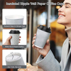 Disposable Insulated Corrugated Coffee Cups with LIDS and Straws for Tea Hot Chocolate and Beverages Coffee Cup