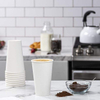 Disposable White Paper Cups for Eco-friendly Hot Beverages Available for Customization and Printing Coffee Cup