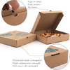 Cardboard Disposable Kraft Corrugated Pizza Delivery Food Delivery Gift for Cakes Pizza Cookies CUSTOM Pizza Box