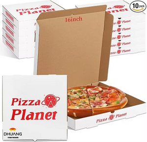 10 Packs of Large Corrugated Box Thick Extra-large Pizza Planet Pizza Box Planet Party Decorations Custom Pizza Boxs