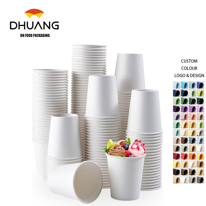 White Bathroom Small Capacity Mouthwash Cup Hot and Cold Drink Cup for Home School Office and Restaurant Use Paper Cup