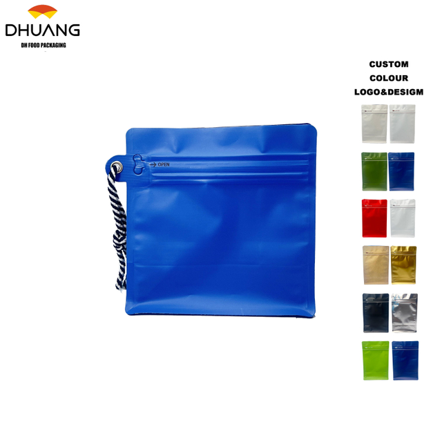 Customized Portable Coffee Beans sealed in Color-coded Hanging String Compartment Bags Coffee Bags