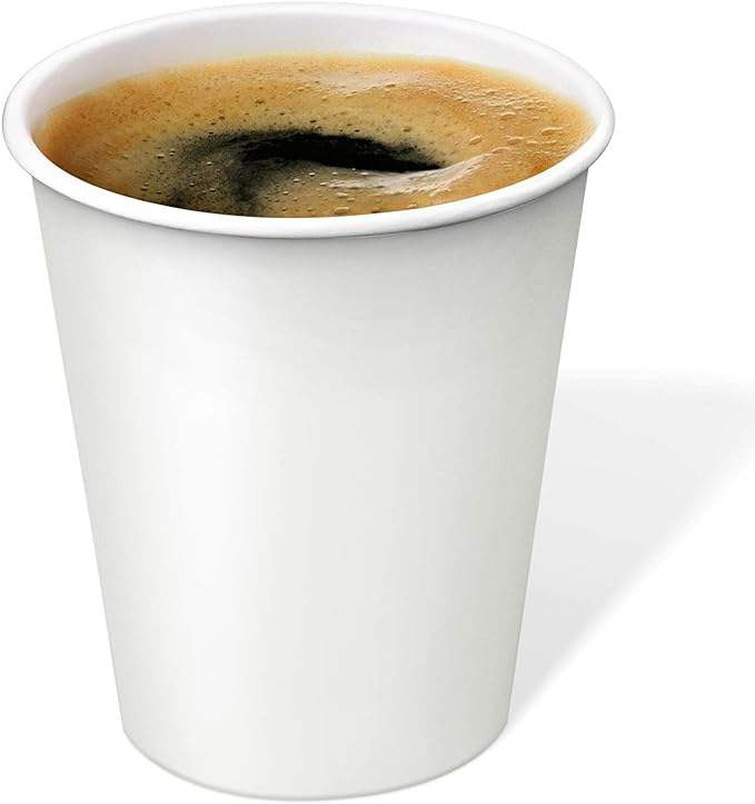 Disposable Paper Cups Hot and Cold Drink Cups for Coffee Water Juice Parties Picnics Trips and Events Coffee Cup