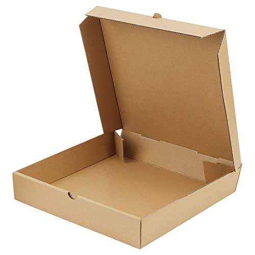 Cardboard Pizza Takeout Boxes for Kitchen Cafe Restaurant Party and Camping with Embossing Printing Handling Custom Pizza Boxs