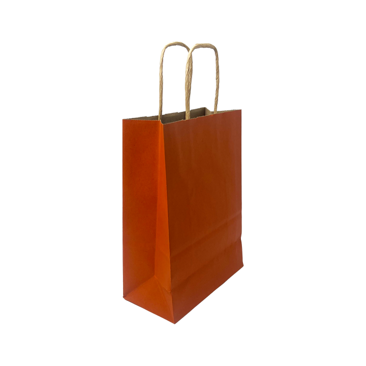 Customizable logo Printing Gift Bags in Multiple Colors Handmade Leather Paper Bags with Simple Design Shopping Bag