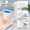 Small Disposable Mini White Paper Cups 3 Ounce Espresso Cups for Parties Travel Events Mouthwash Cups for Convenient Use