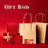 Gift Bags Brown Kraft Paper Bags Handle Bulk Take-out Grocery Retail Shopping Businesses and Parties