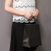 50Pcs Black Gift Bag Paper Shopping Recyclable CUSTOM Kraft Paper Bag Retail Party
