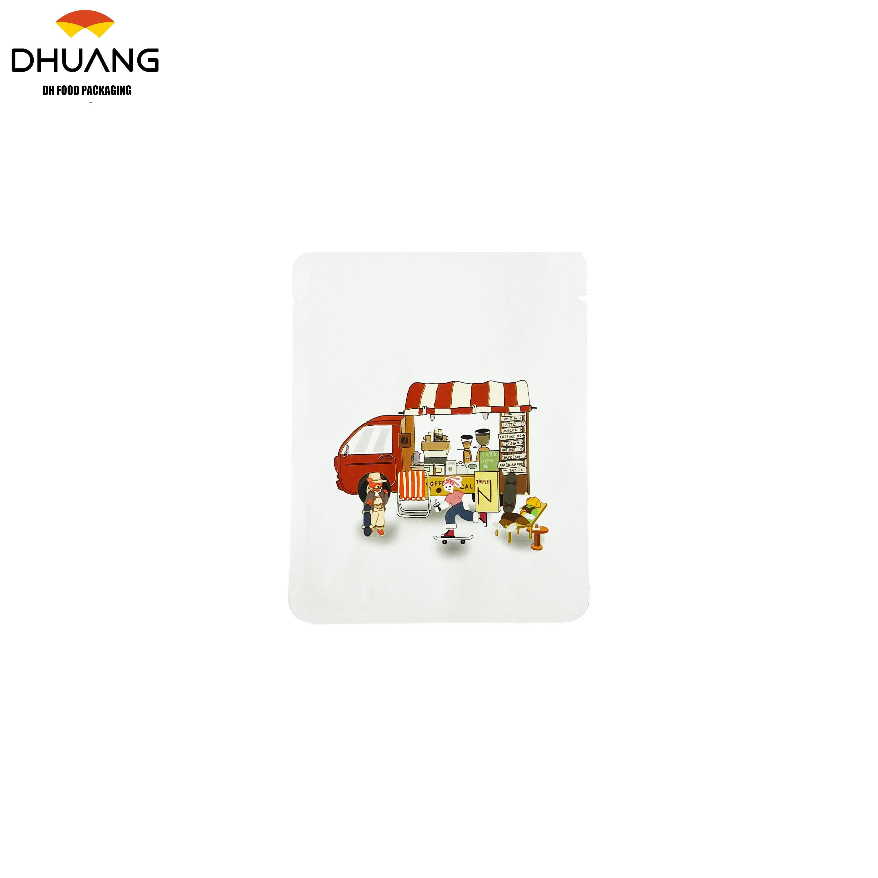 Hang-a-cup Coffee Packaging Bag - Single-use Portable Food-grade Aluminum Foil sealed with Kraft Paper Packaging Coffee Bags